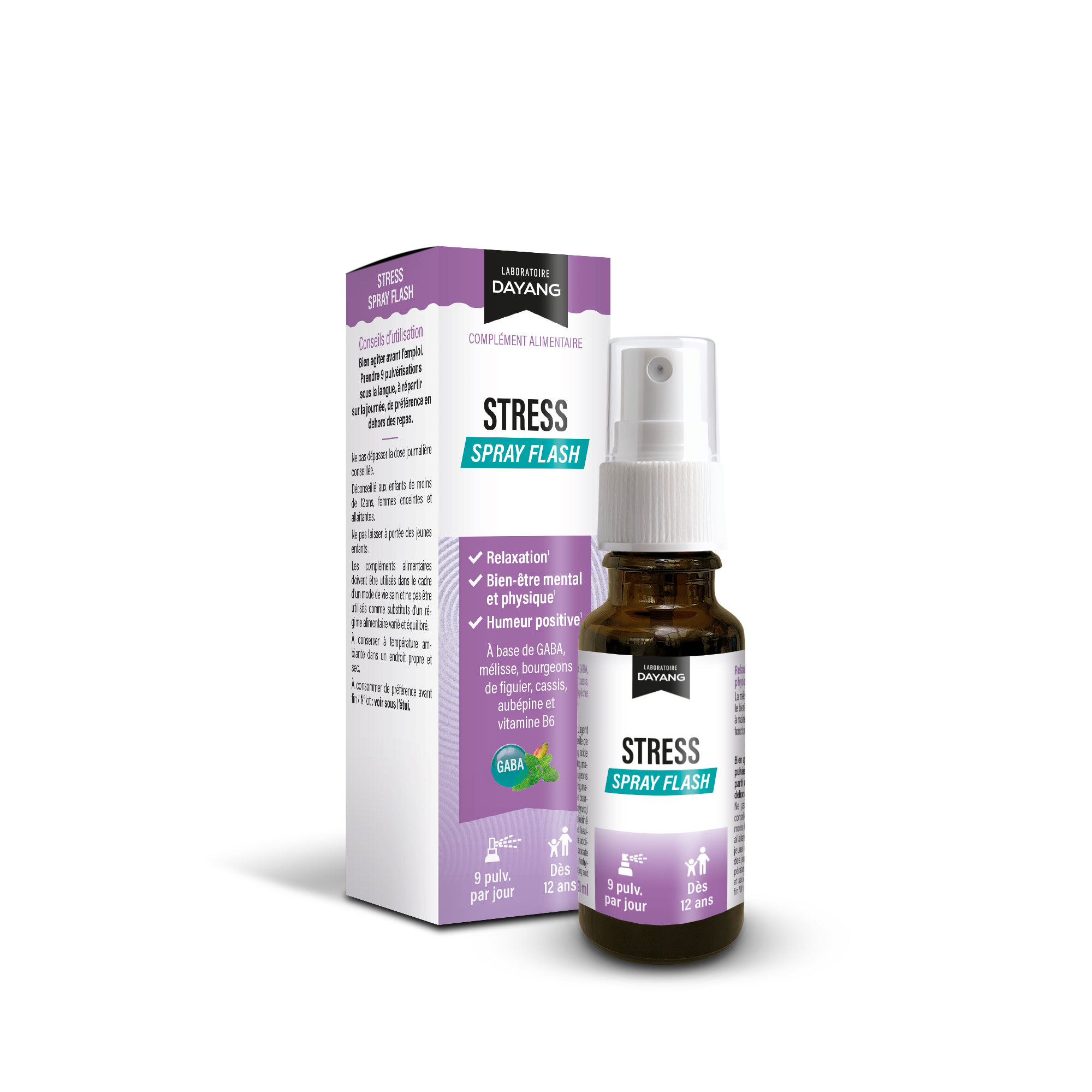 Stress spray flash