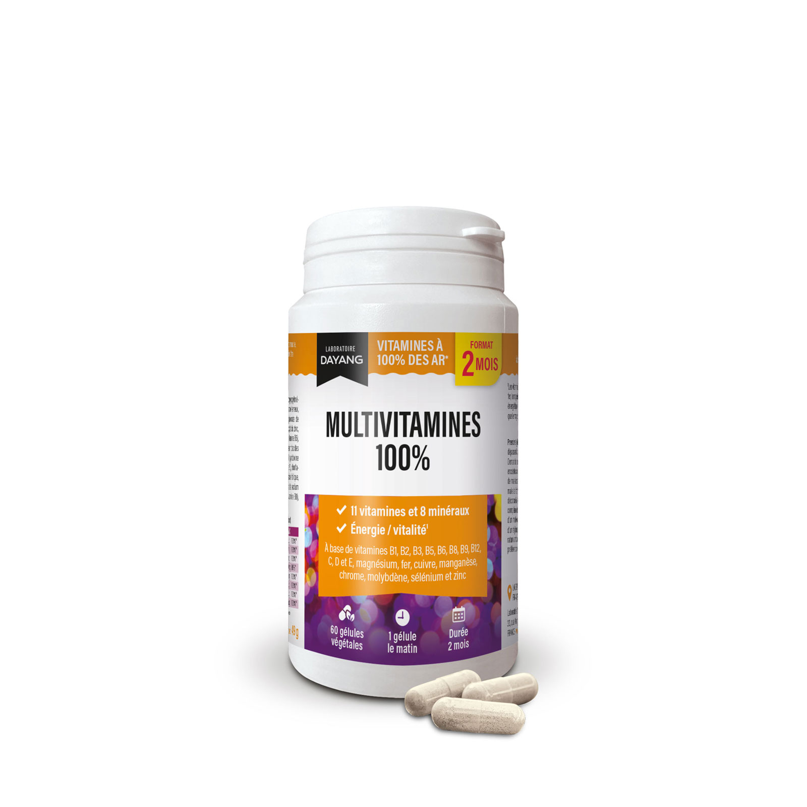 Multivitamines 100 % - 2 mois